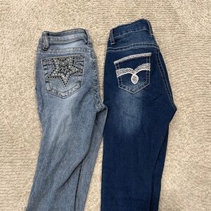 BUNDLE⭐️ Stylish Blue and Light Blue Women's Jeans